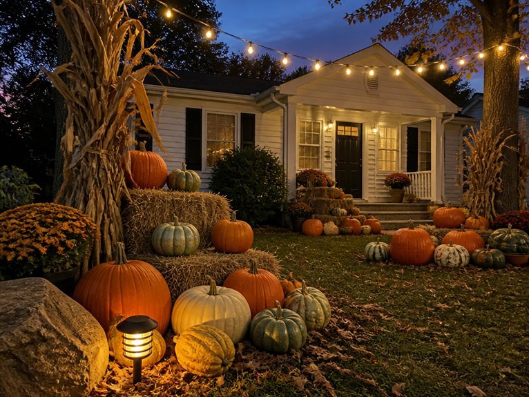 decorative halloween mailbox display