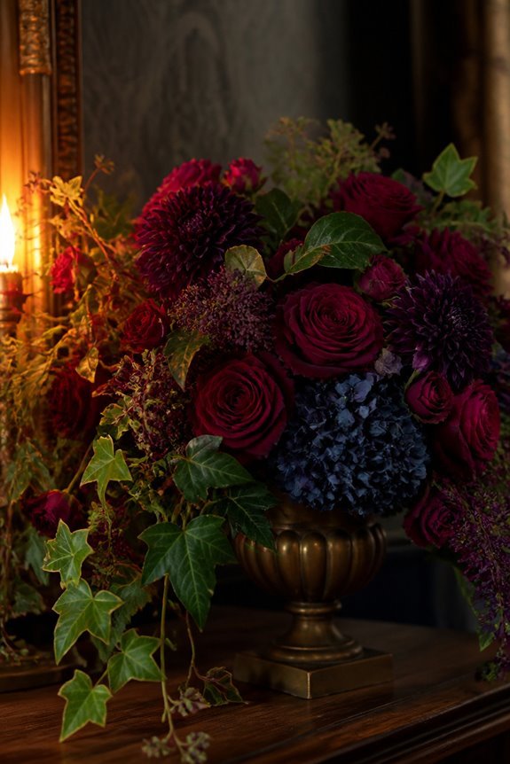 deep toned durable silk arrangements
