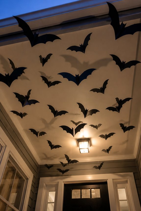 descending layered bat swarms