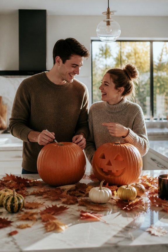 detailed personalized pumpkin carvings