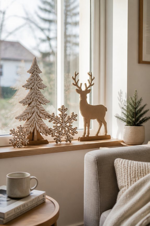 dimensional cardboard holiday displays
