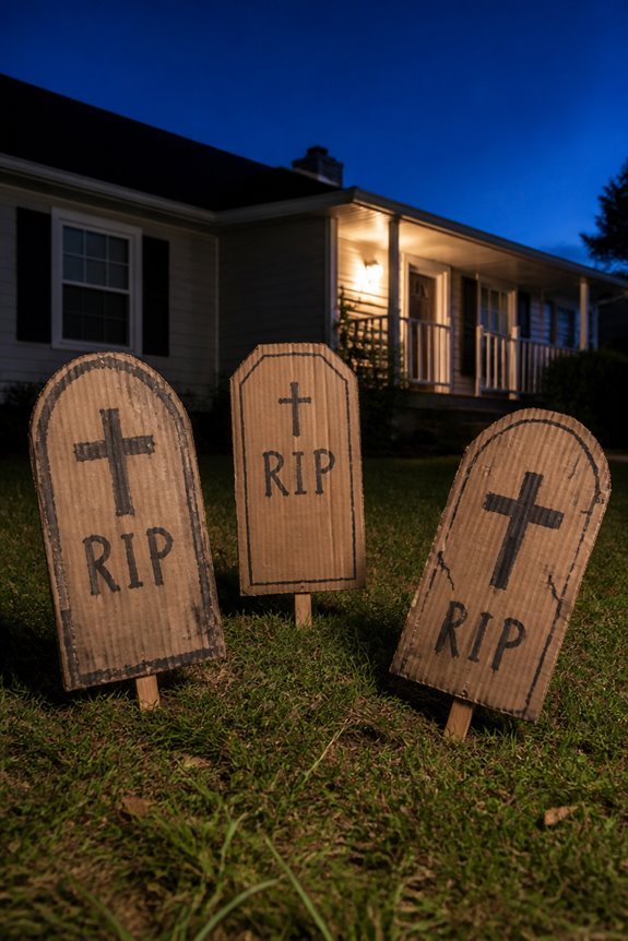 disposable painted yard decorations