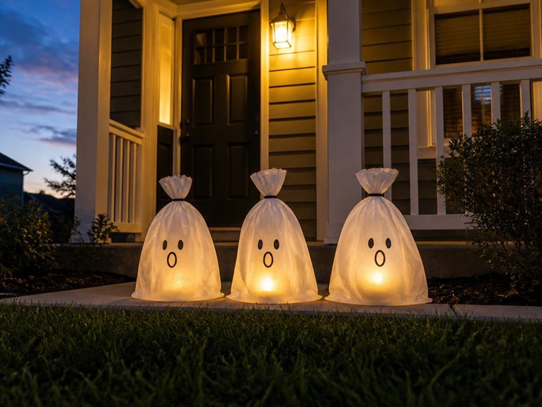 diy ghost luminaries tutorial