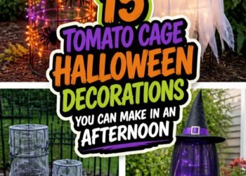 diy tomato cage decorations