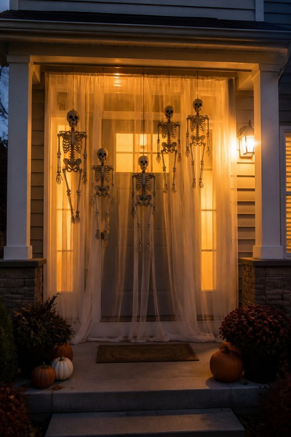 doorway halloween layered decor