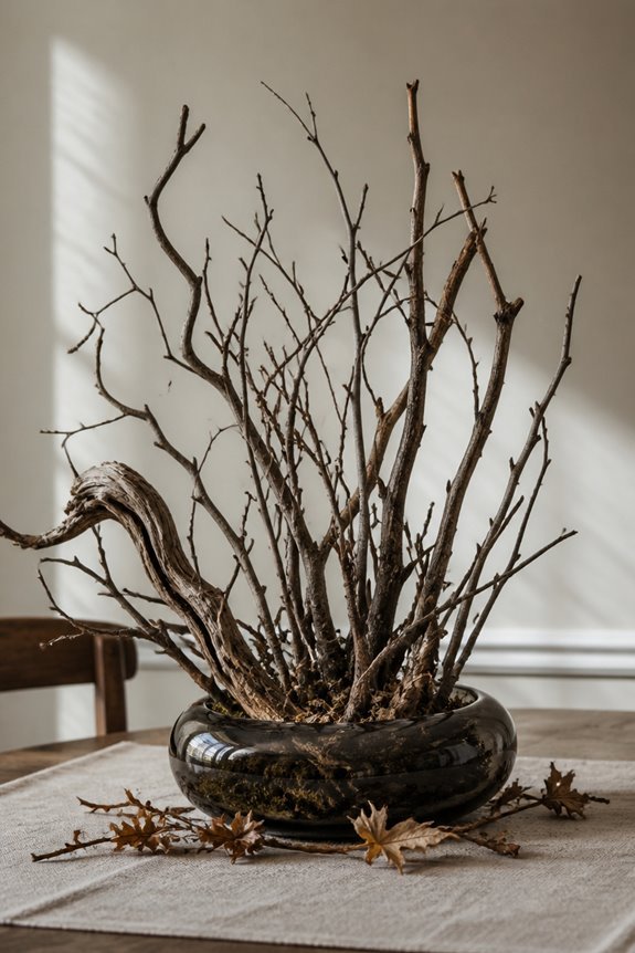 dried branches skeletal dimension