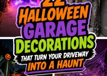 driveway haunted garage decorations