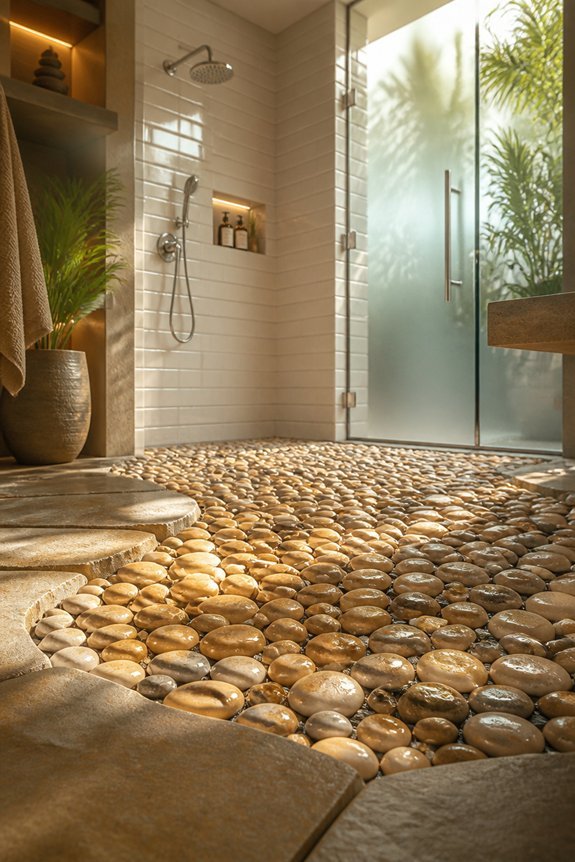 durable textured shower flooring