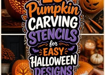 easy halloween pumpkin stencils