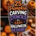easy halloween pumpkin stencils