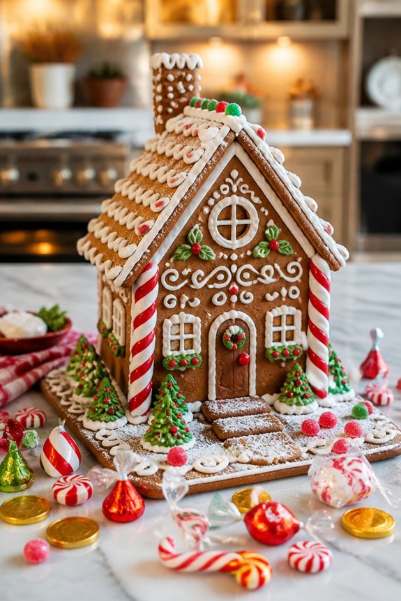 edible architectural holiday decor