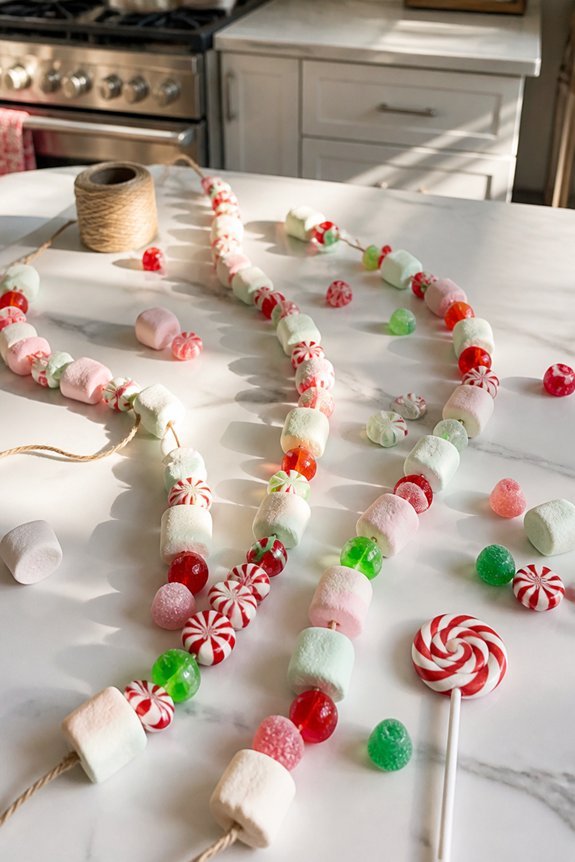 edible candy garland chains