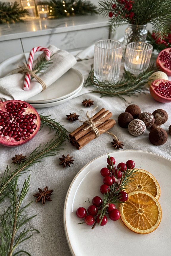 edible decorations enhance dining
