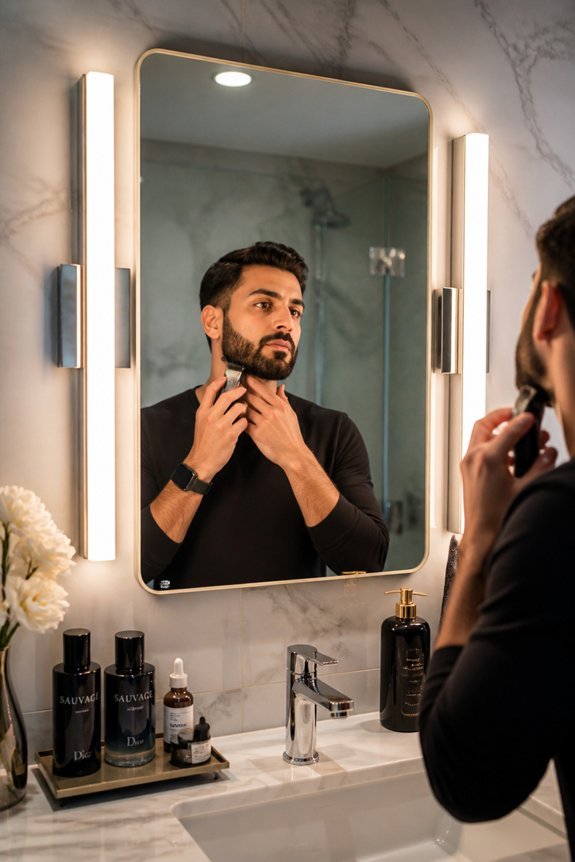effective mirror task lighting