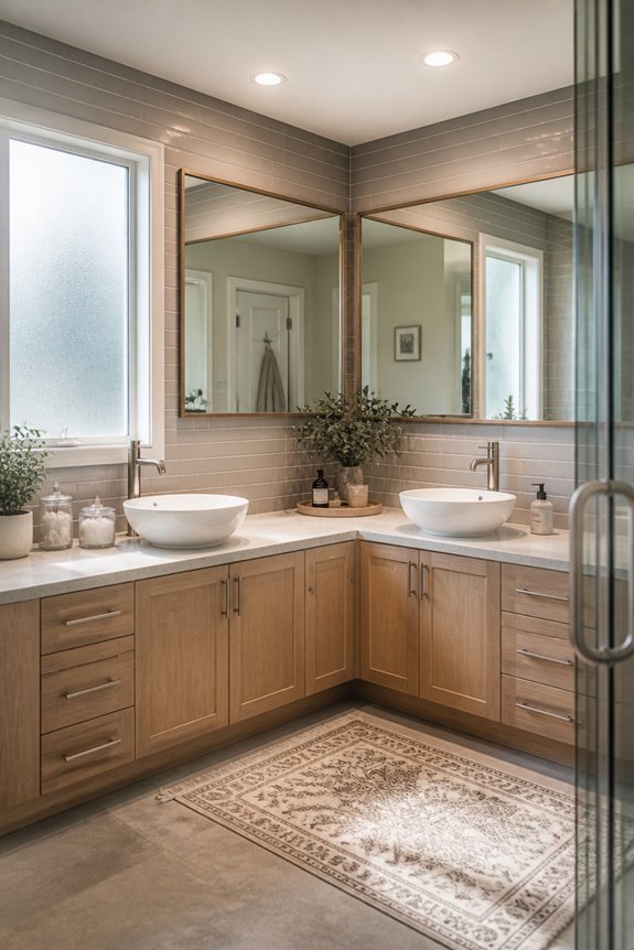 efficient corner vanity solutions