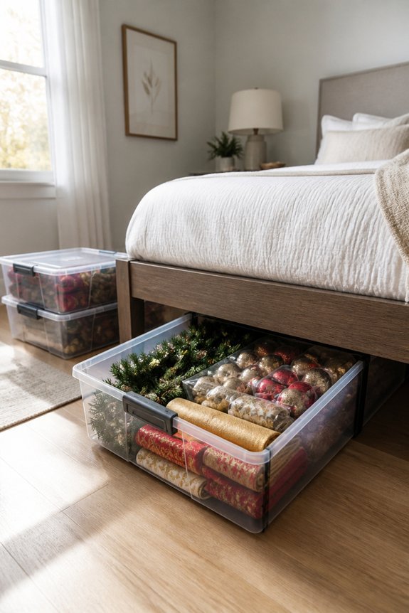 efficient seasonal decor storage