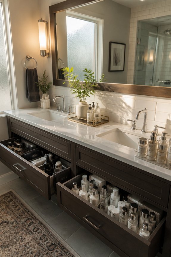 efficient shared bathroom design