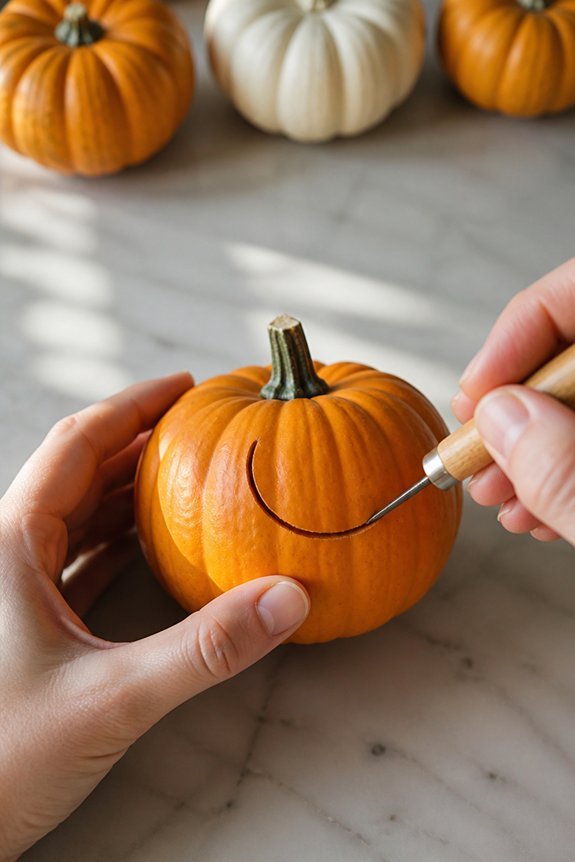 efficient small pumpkin carving
