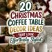 effortlessly styled holiday decor
