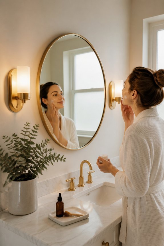 elegant bathroom wall sconces