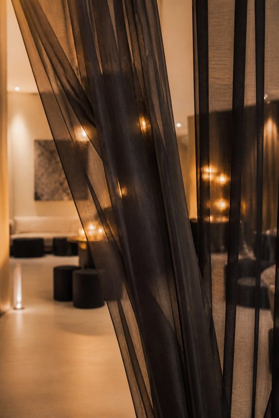 elegant black gold ambiance