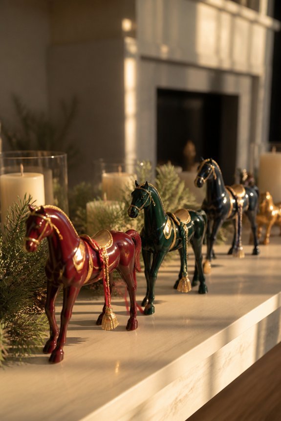 elegant equestrian holiday decor