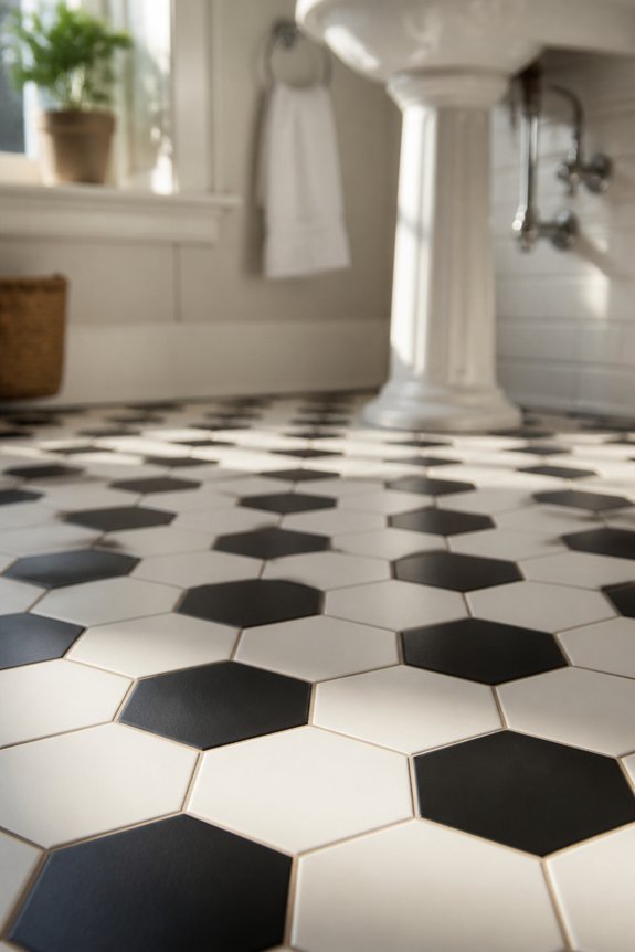 elegant hexagonal tile patterns