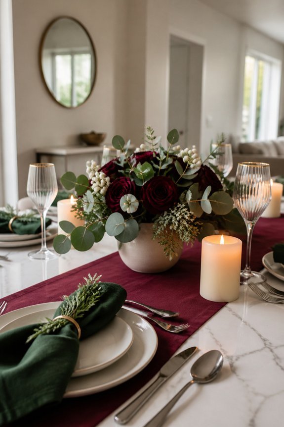 elegant holiday color scheme