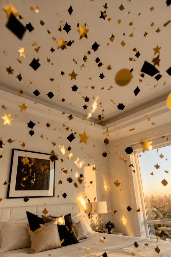elegant overhead decoration design