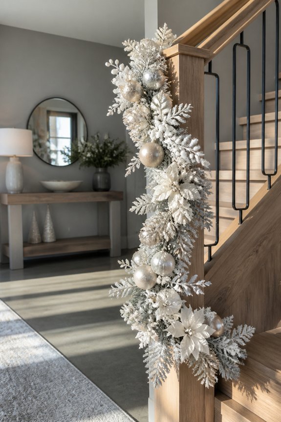 elegant winter entryway decorations