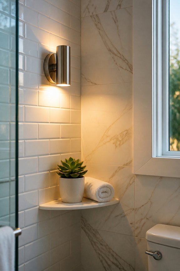 eliminate bathroom dark zones