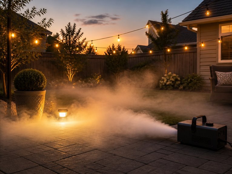 enhancing atmosphere with fog