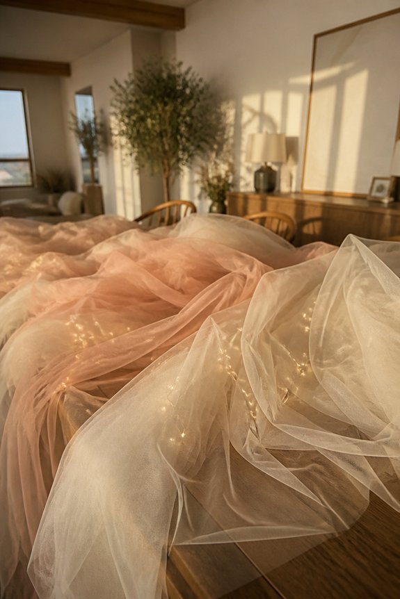ethereal fabric draping techniques