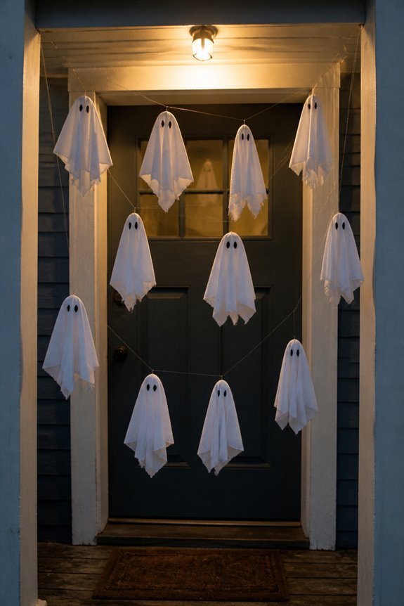 fabric ghost doorway hanging