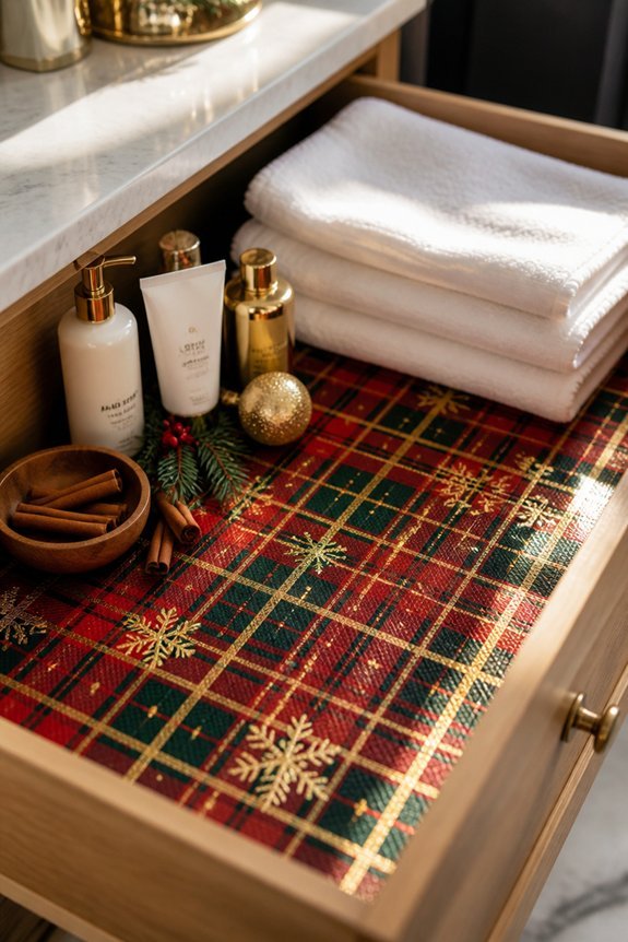 festive drawer liners transform interiors