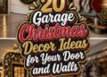 festive garage christmas decor