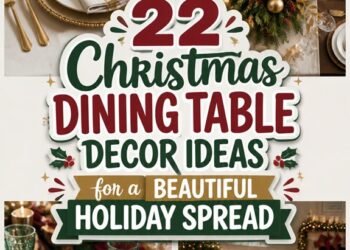 festive holiday table decorations