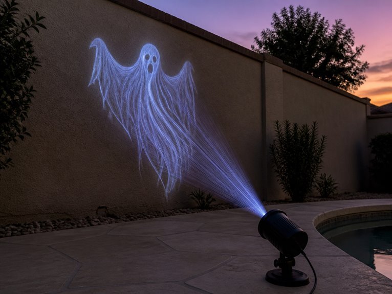 fiber optic ghost projections
