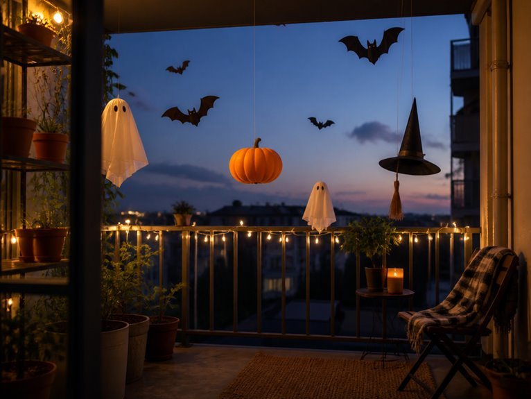 floating decor with fishing line