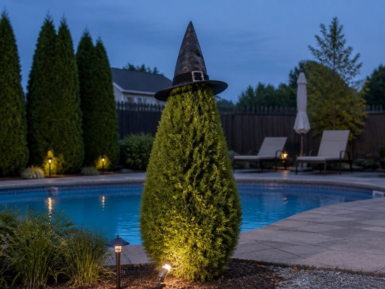 floating halloween pool decor