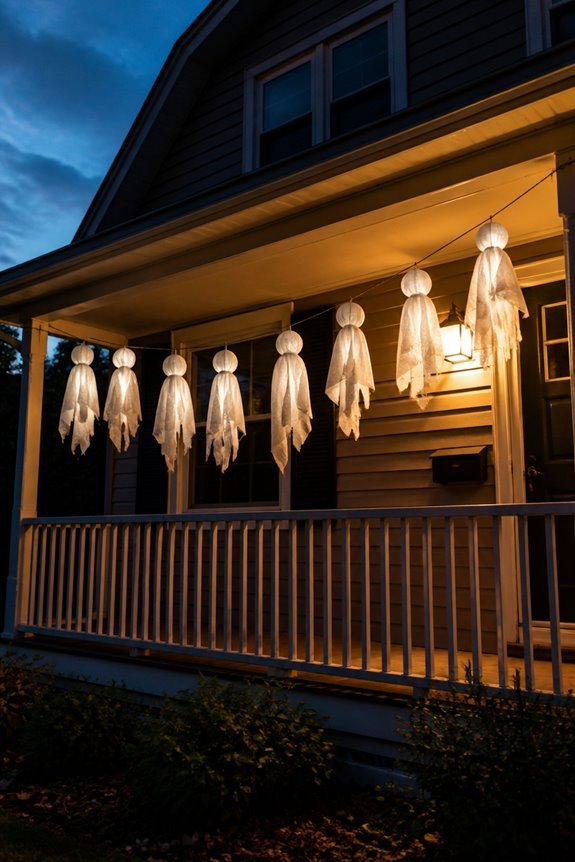 floating toilet paper ghosts