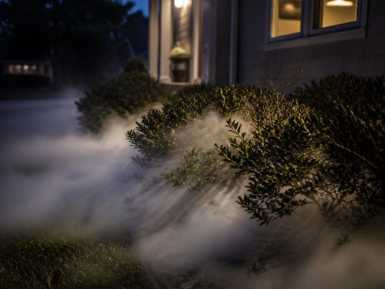 fog effect with dry ice