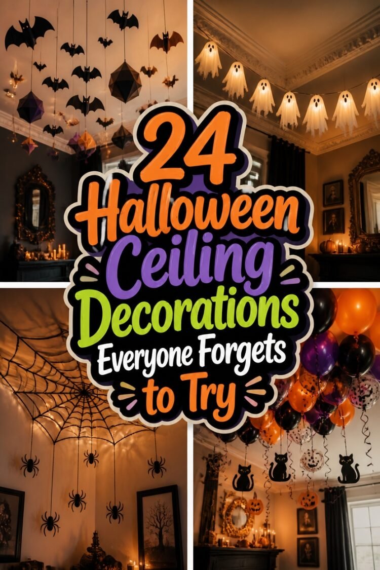 forgotten halloween ceiling decorations