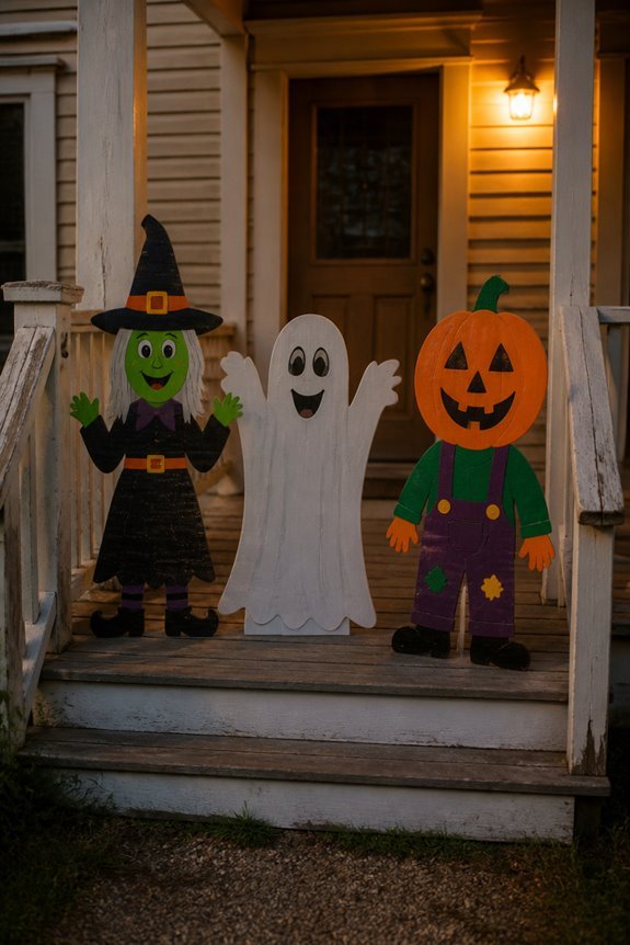 freestanding minimal damage decorations