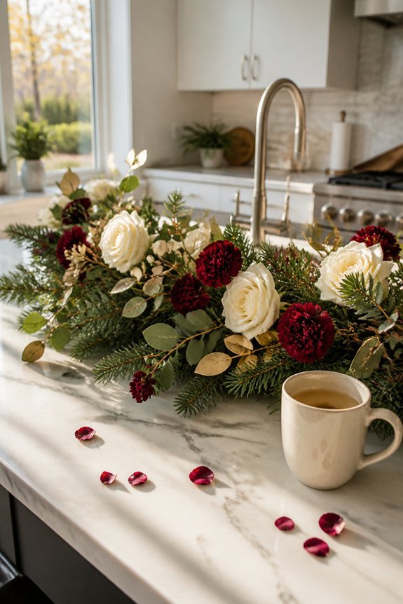 fresh flower garland elegance