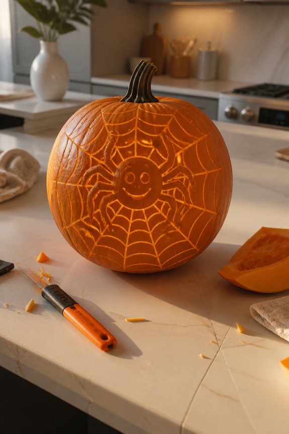 friendly spider web design