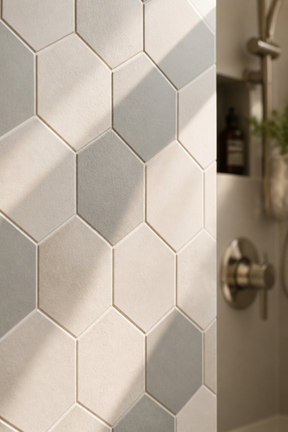 geometric hexagonal tile design