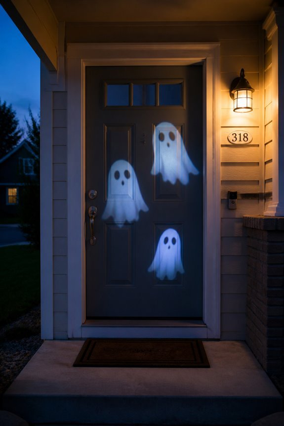 glowing door ghost projectors