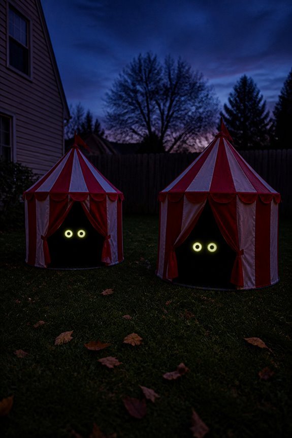 glowing eye tent menace