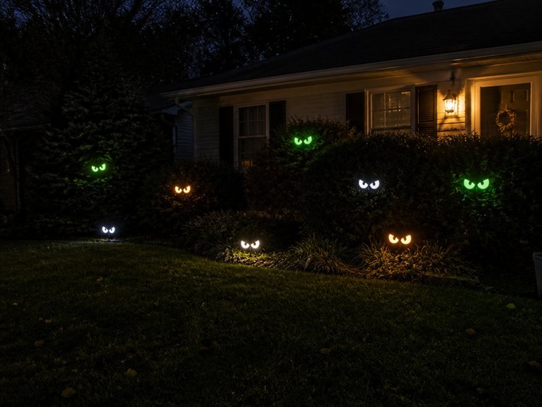 glowing halloween eye decorations